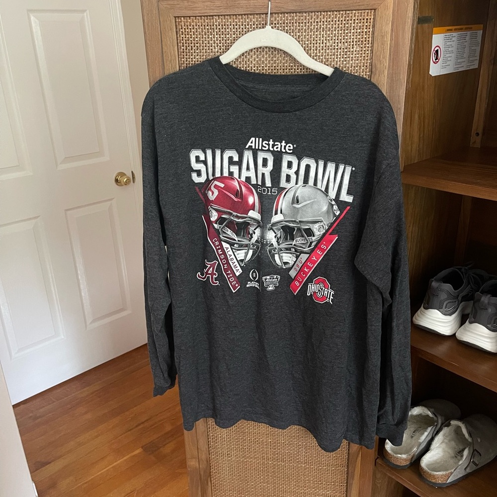 2015 Allstate Sugar Bowl Alabama Crimson Tide v. Ohio State Buckeyes Long Sleeve